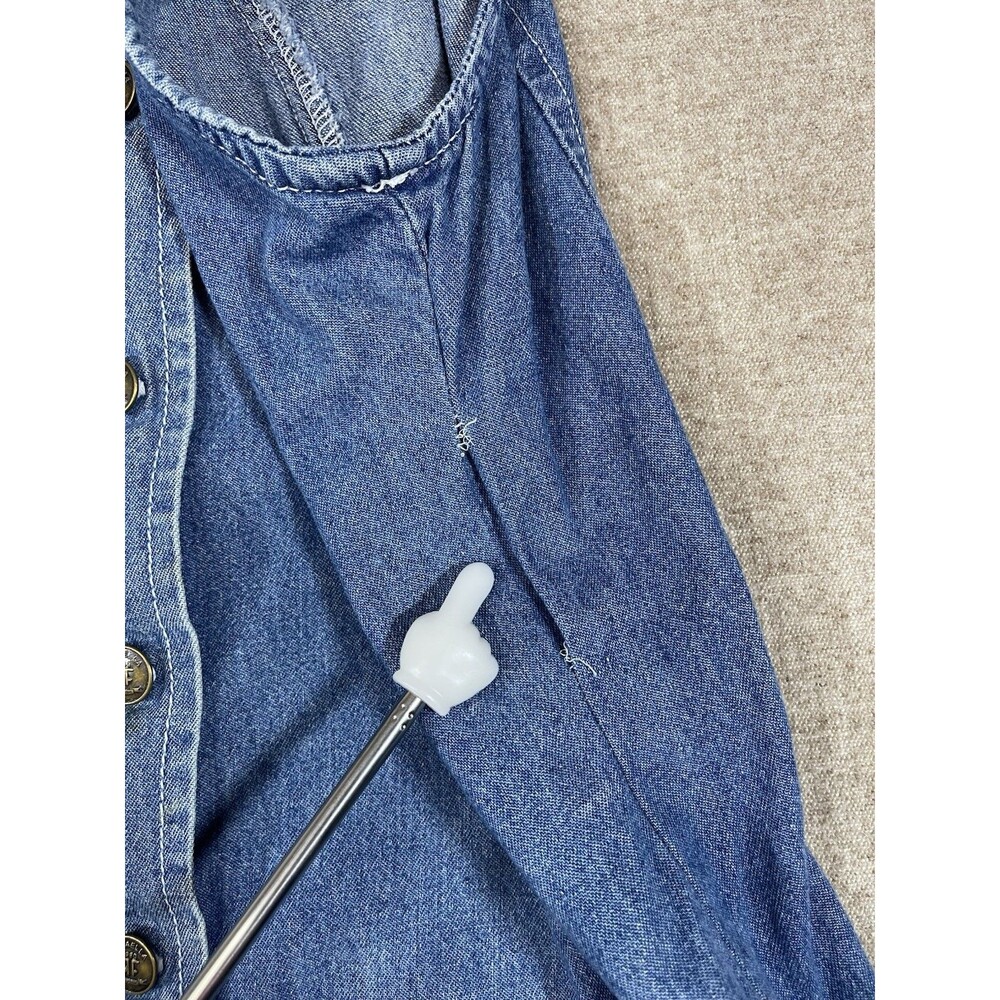 Rafaella Jeans Vintage Denim Jean Dress Women’s Size M Medium Farm - Picture 9 of 10